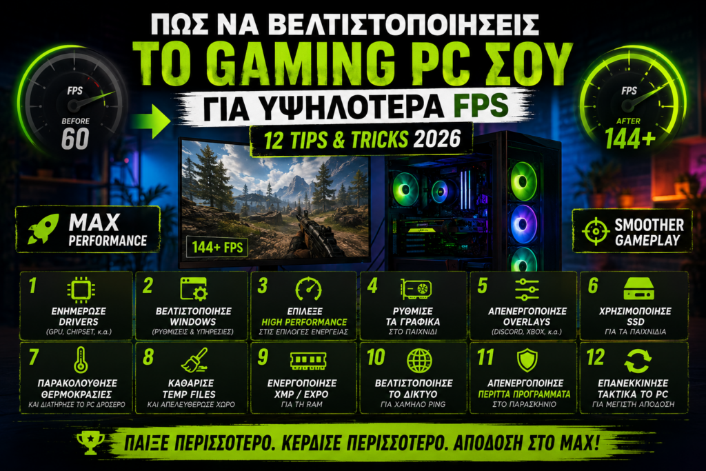 gaming pc optimization FPS